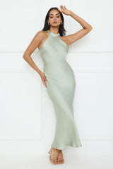 Icon Status Satin Maxi Dress