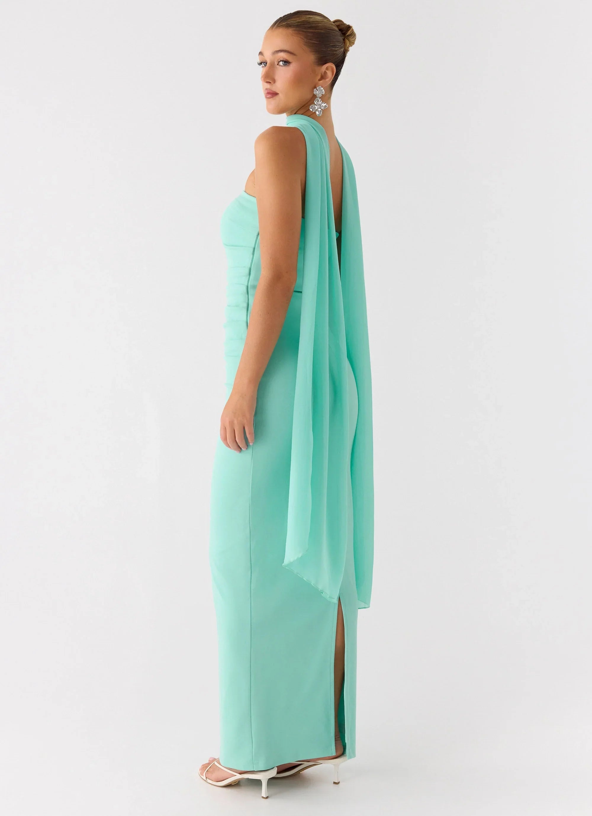 Libra Maxi Dress - Aqua